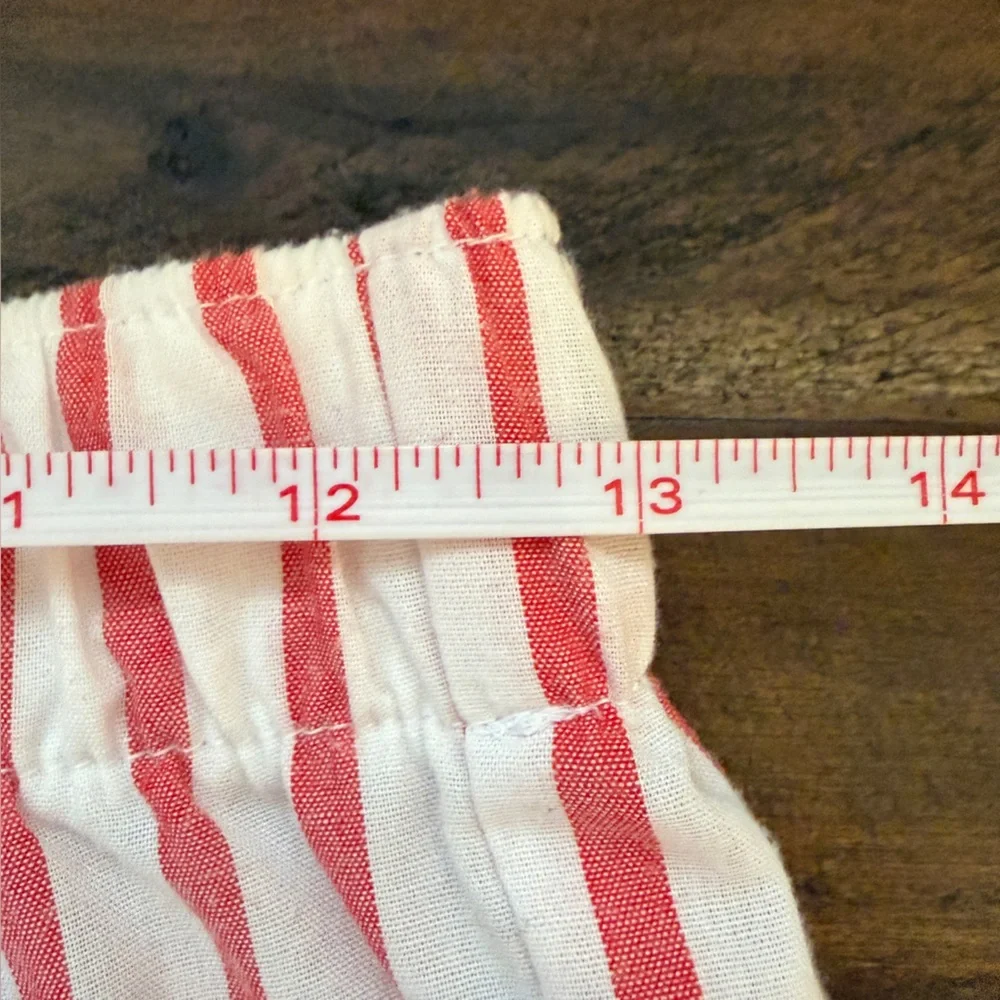 Crewcuts Red Stripe Pajama Set Kids XL / 12-14 Classic Lightweight Summer PJs
